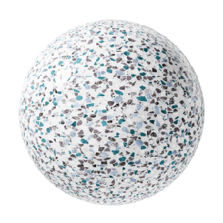 Cyan Terrazzo