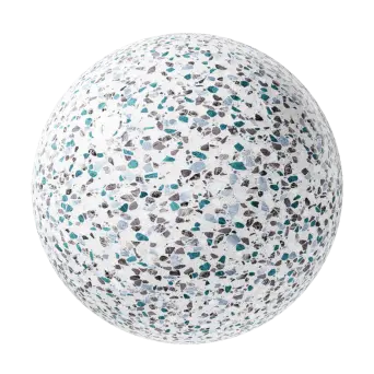 Cyan Terrazzo