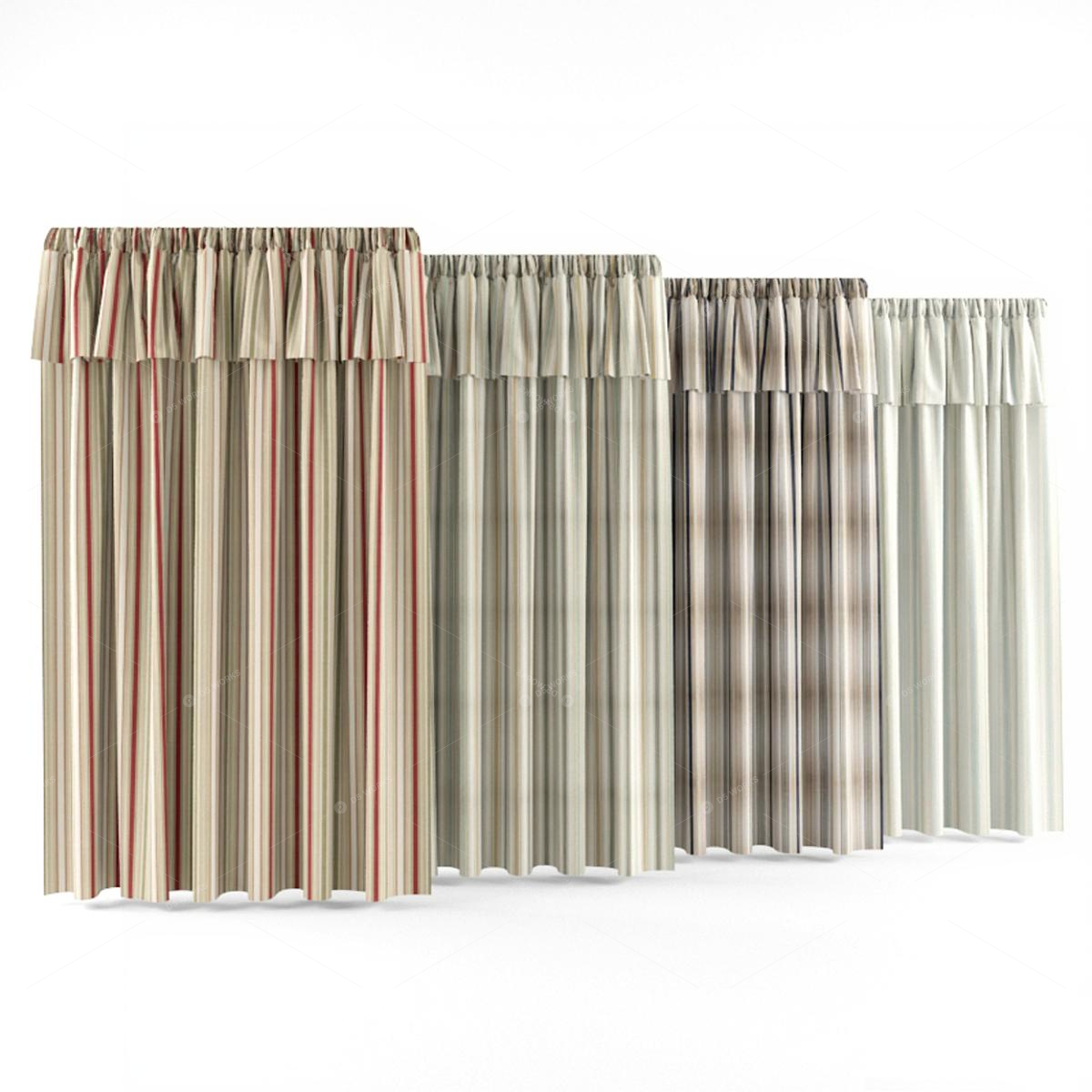 Curtains 3D Models 2