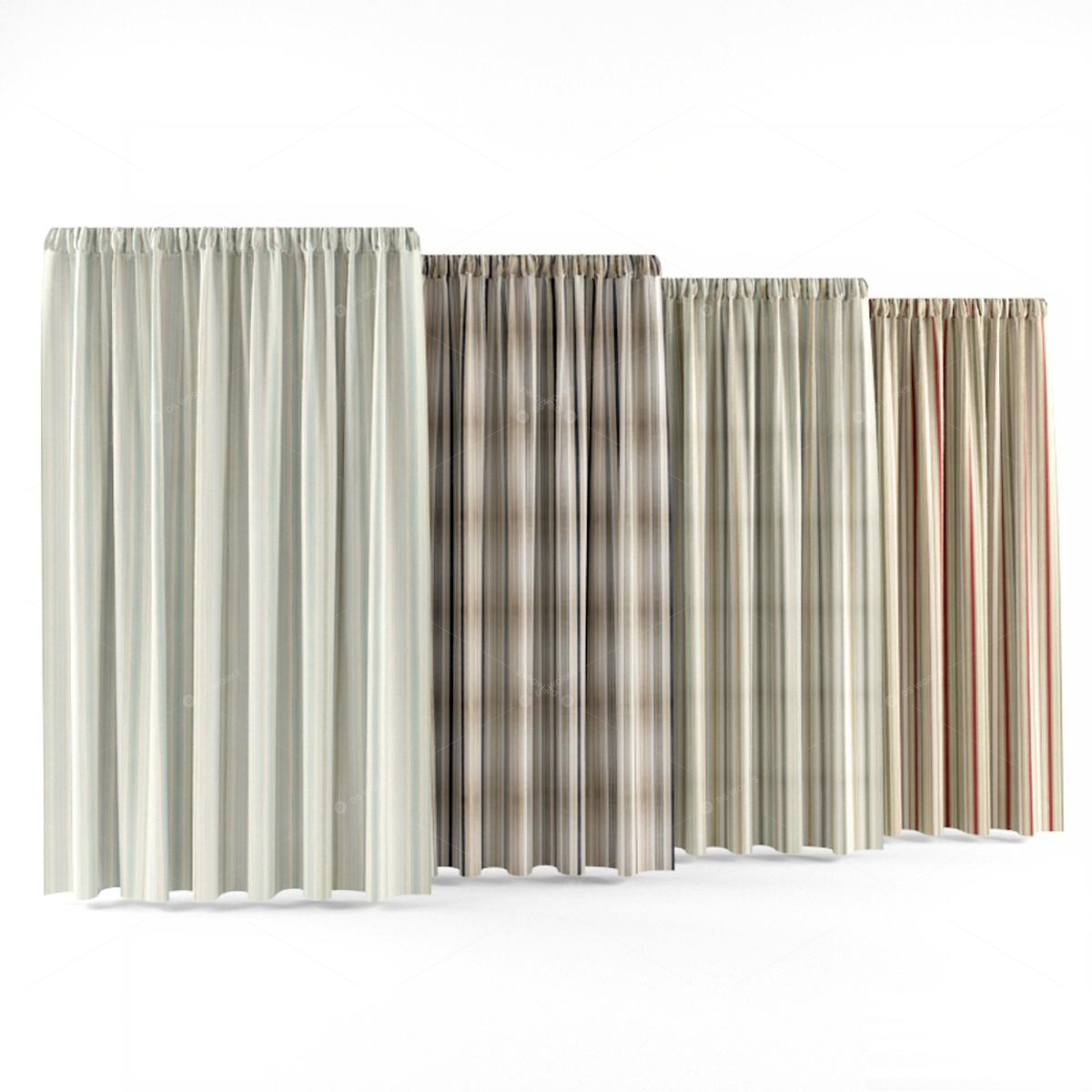 Curtains 3D Models 3