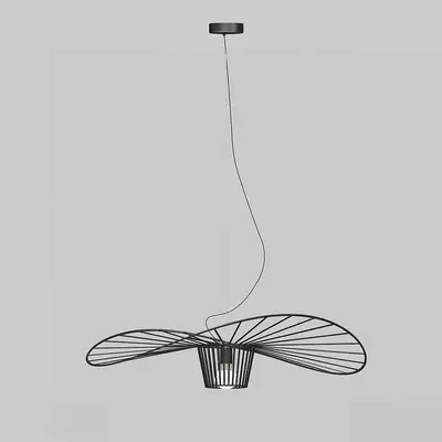Wireframe Pendant Lamp 3d model