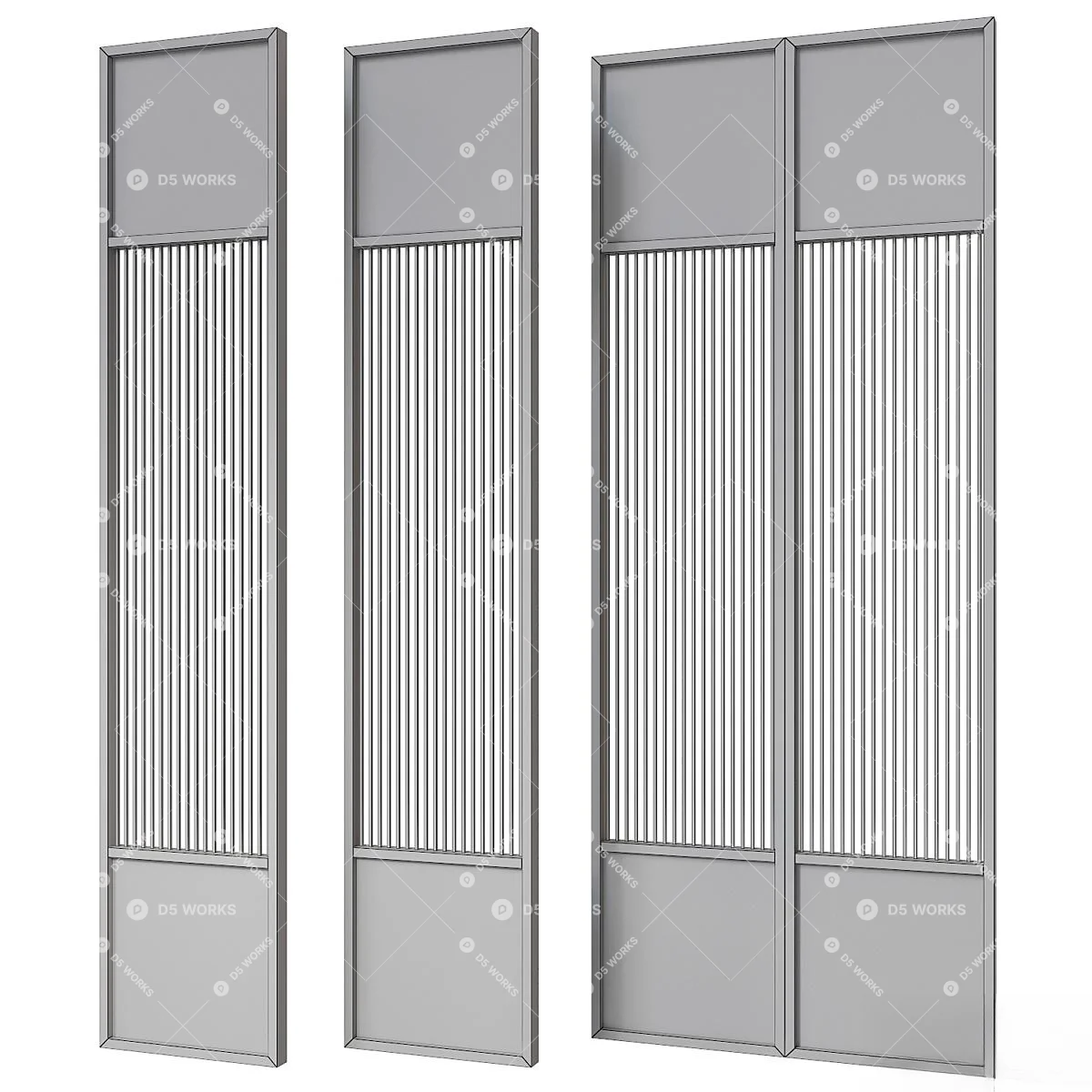 Modern Partition 3d model thumbnail 2