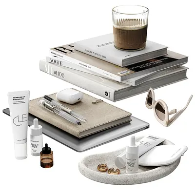 Modern Creamy Decorative Set