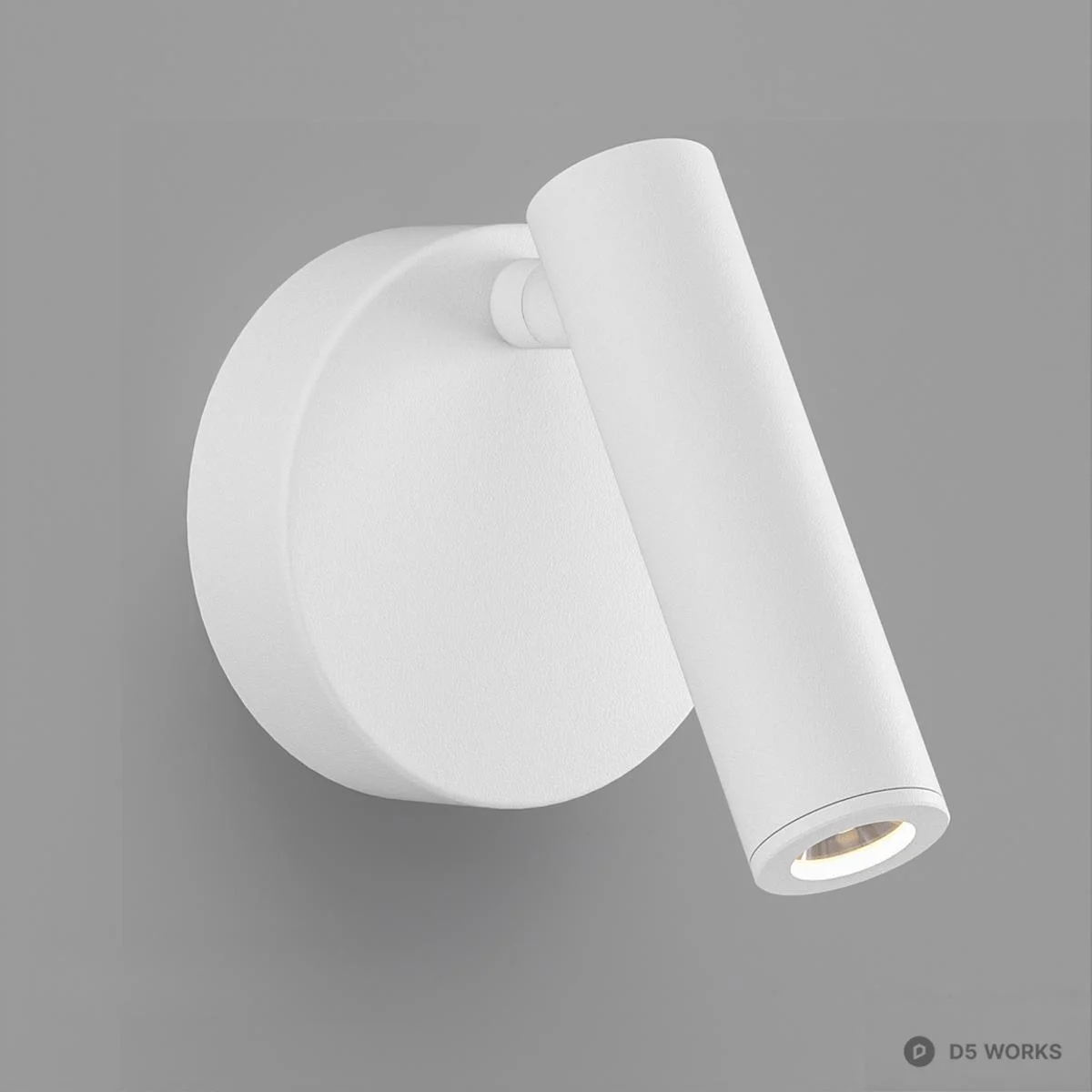 Brushed Brass Adjustable Wall Lamp 3d model thumbnail 2
