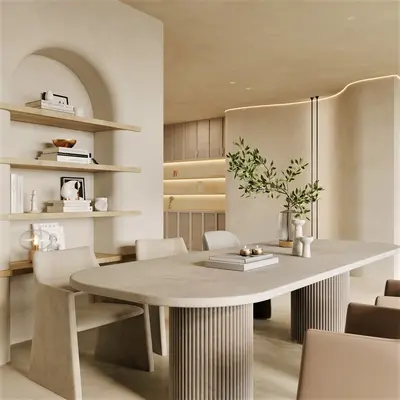 Contemporary Dining Room (Home) 3d model
