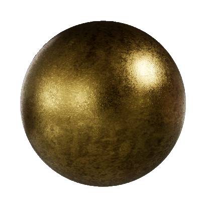 Weathered Metal Rusty Brass