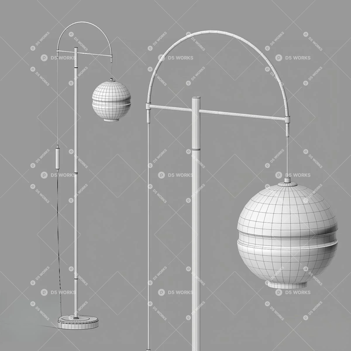 Floor Lamp 3d model thumbnail 2