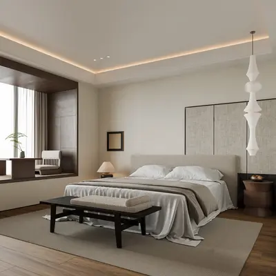Mid-Century Modern Home Bedroom