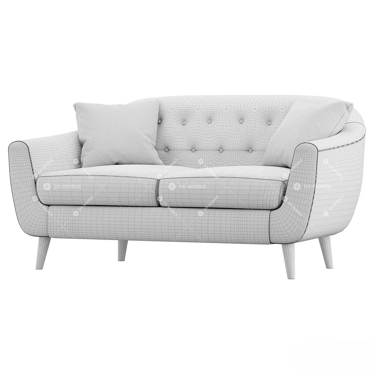 Two Way Sofa Modern Two-seater Sofa