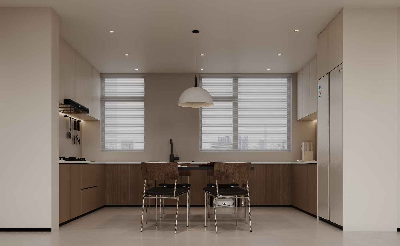 Minimalist Open Kitchen