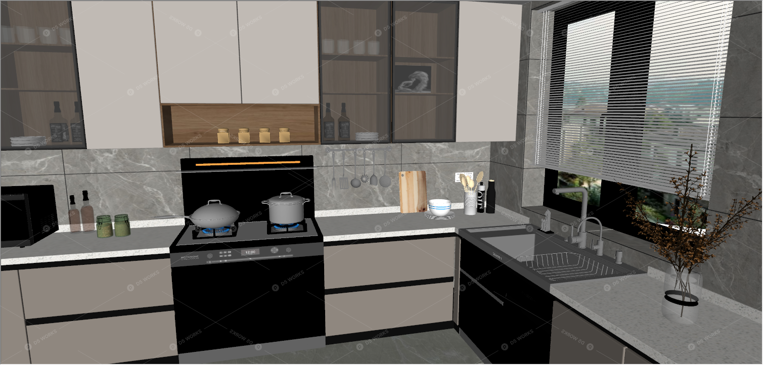 Kitchens 3D Models 4