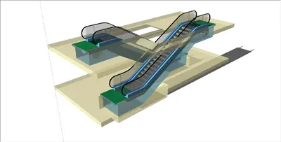 Modern Escalator