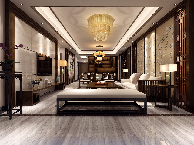 Chinese Living & Dining Room