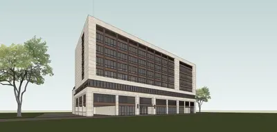 Modern Hospital Building