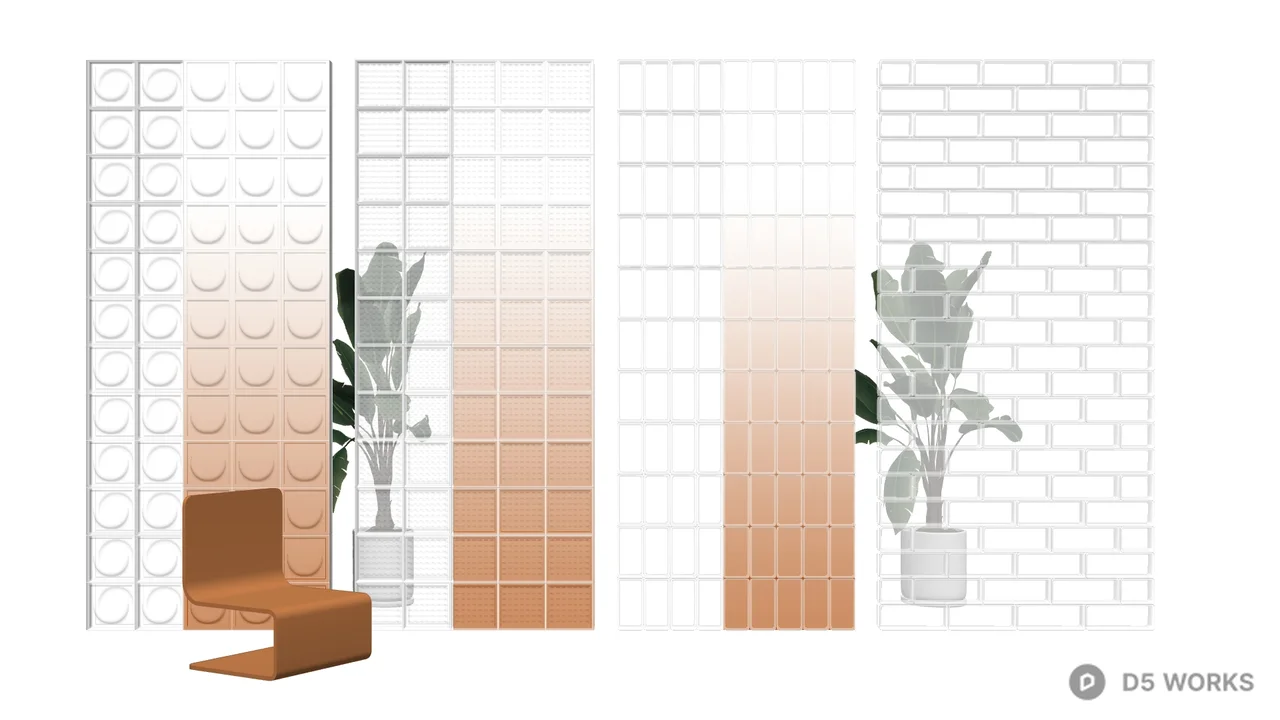 Minimalist Partition Screen 3d model - Image 1
