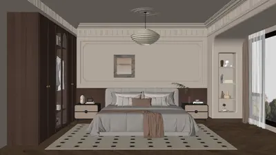 Mid-Century Modern Home Bedroom