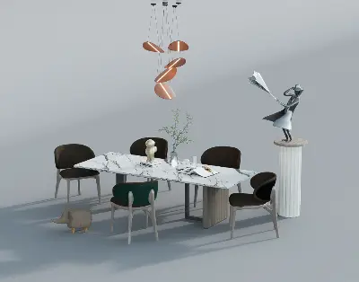 Dining Table & Chairs Set