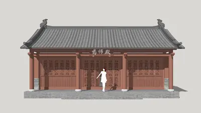 Chinese Temple Building