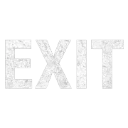 Highway exit sign 01 3d model
