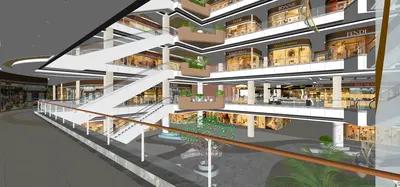 Modern Shopping Mall Spaces