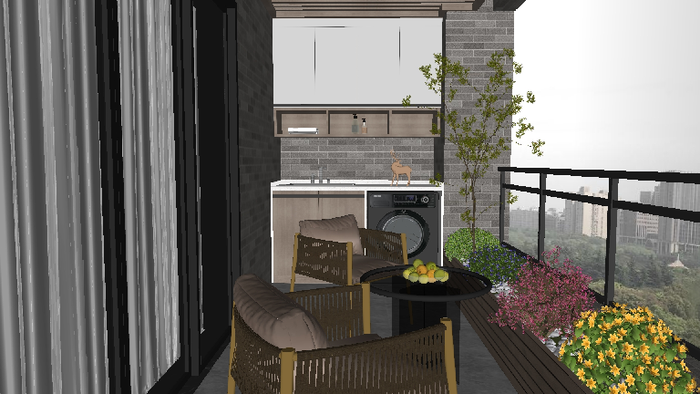 Modern Balcony (Home)