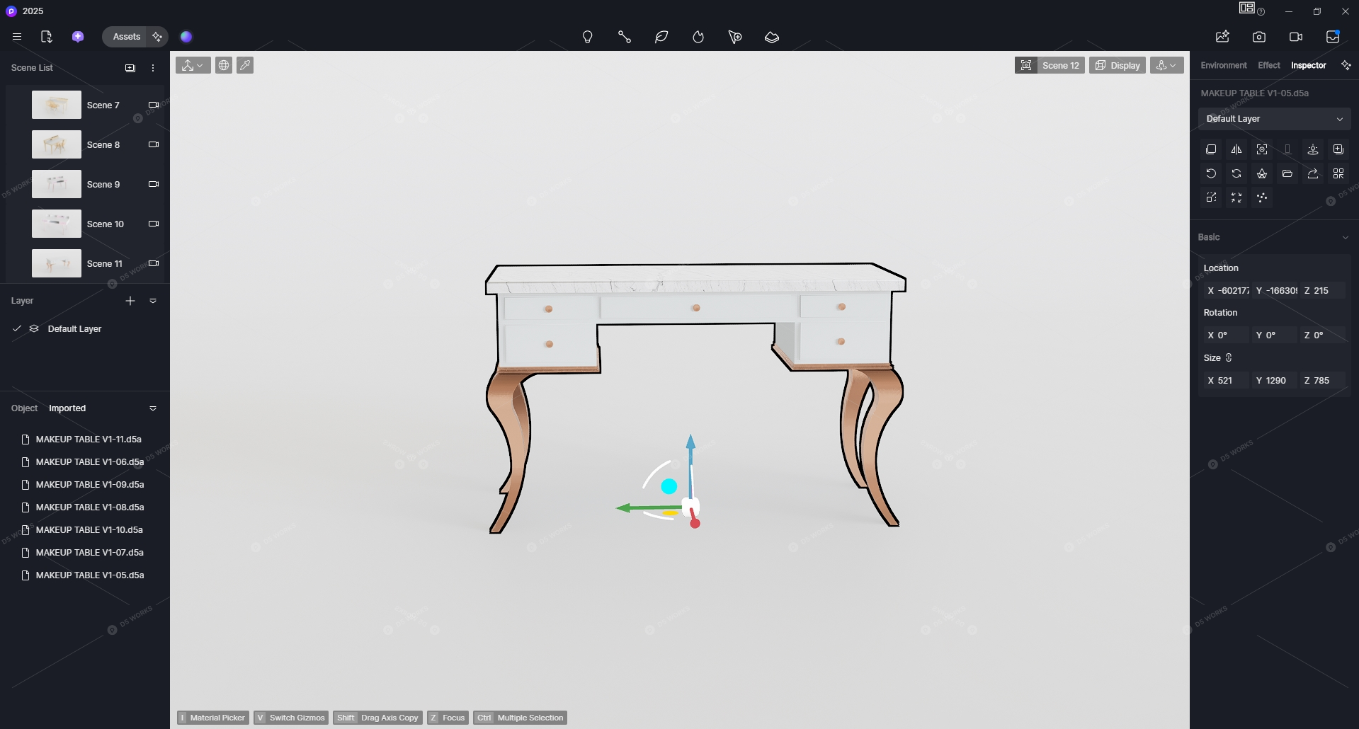 Tables/Side Tables 3D Models 3