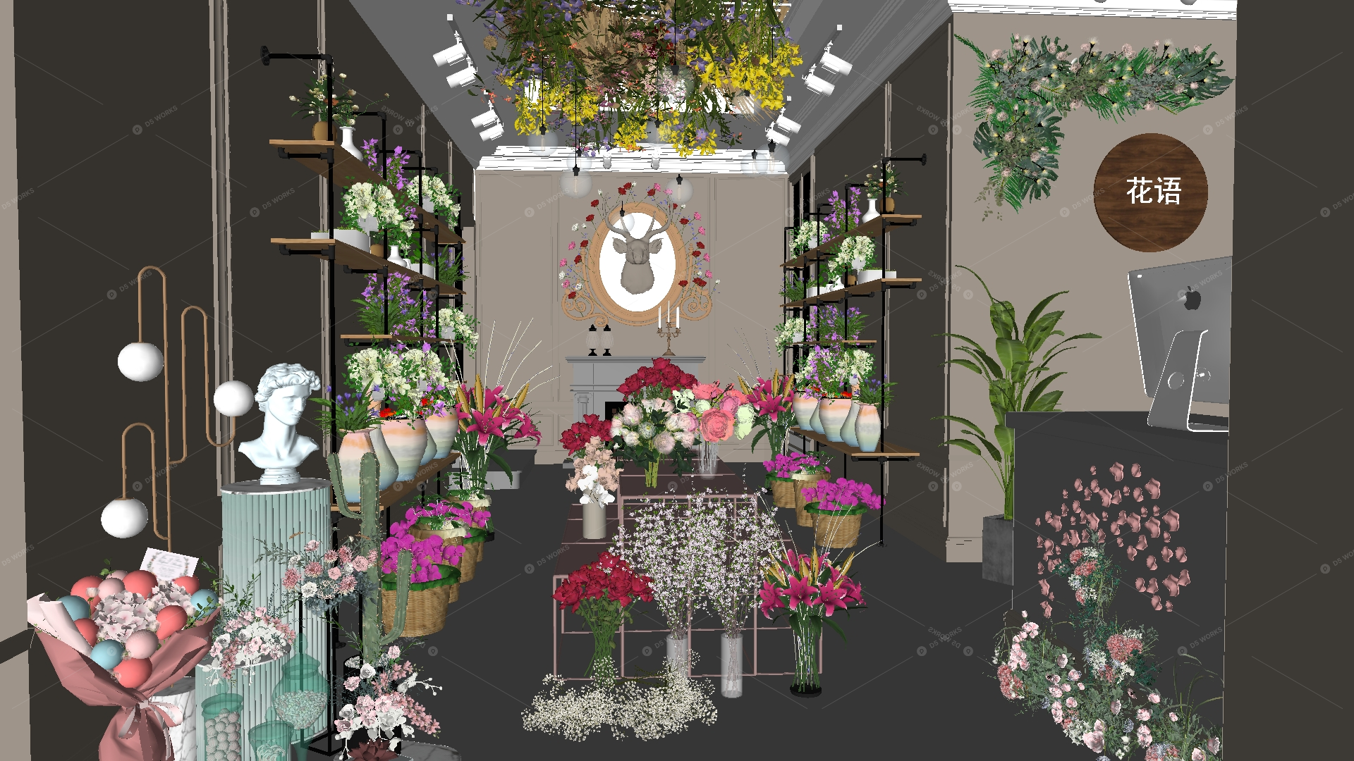 Vases & Floral Arrangements 3D Models