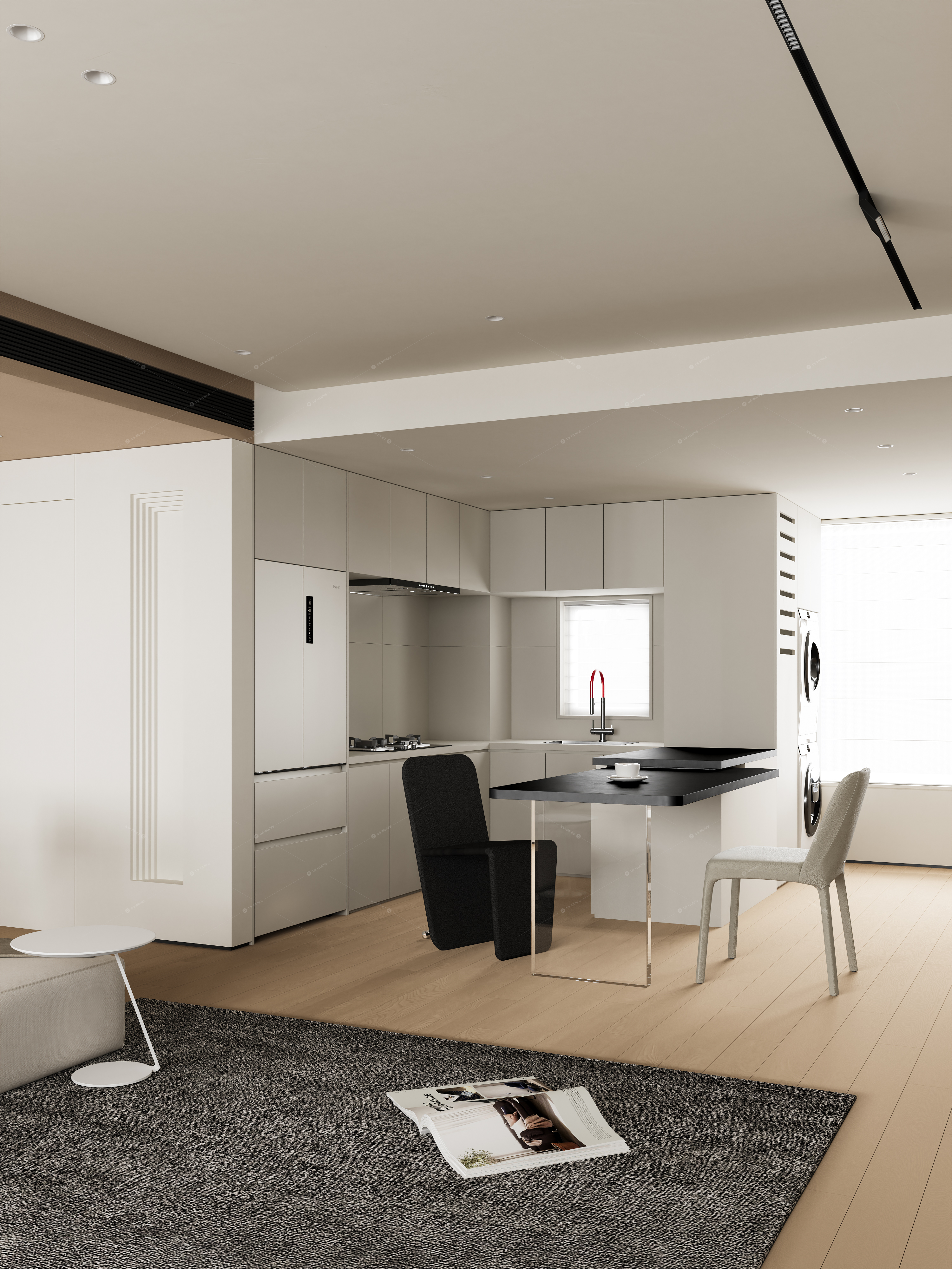 Living & Dining Rooms 3D Models 8