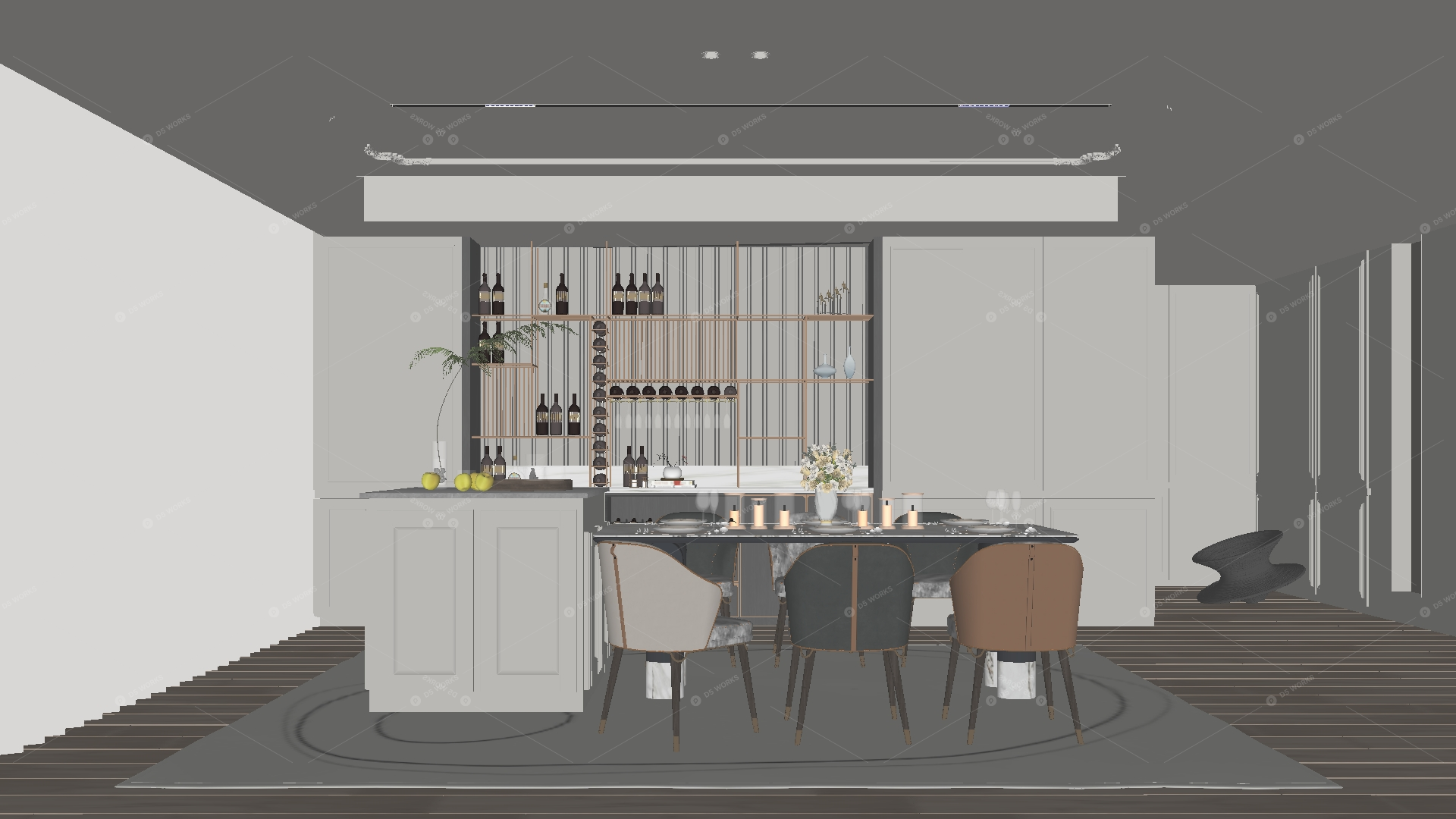 Dining Rooms 3D Models