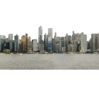 Urban Daytime View 03 3d model