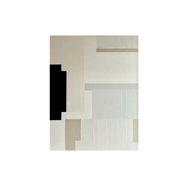 Minimalist Geometric Abstract Canvas Art 3d model