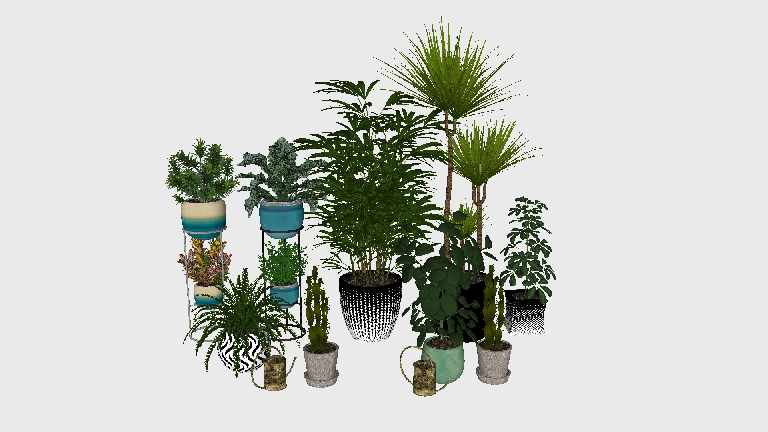 Modern Potted Plant