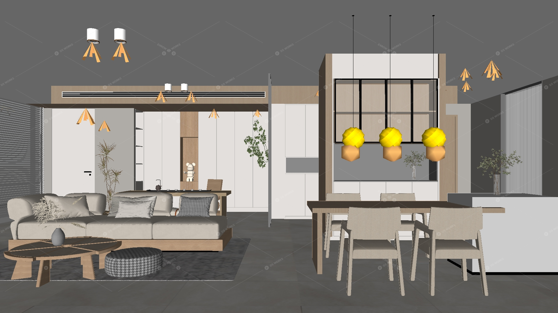 Living & Dining Rooms 3D Models