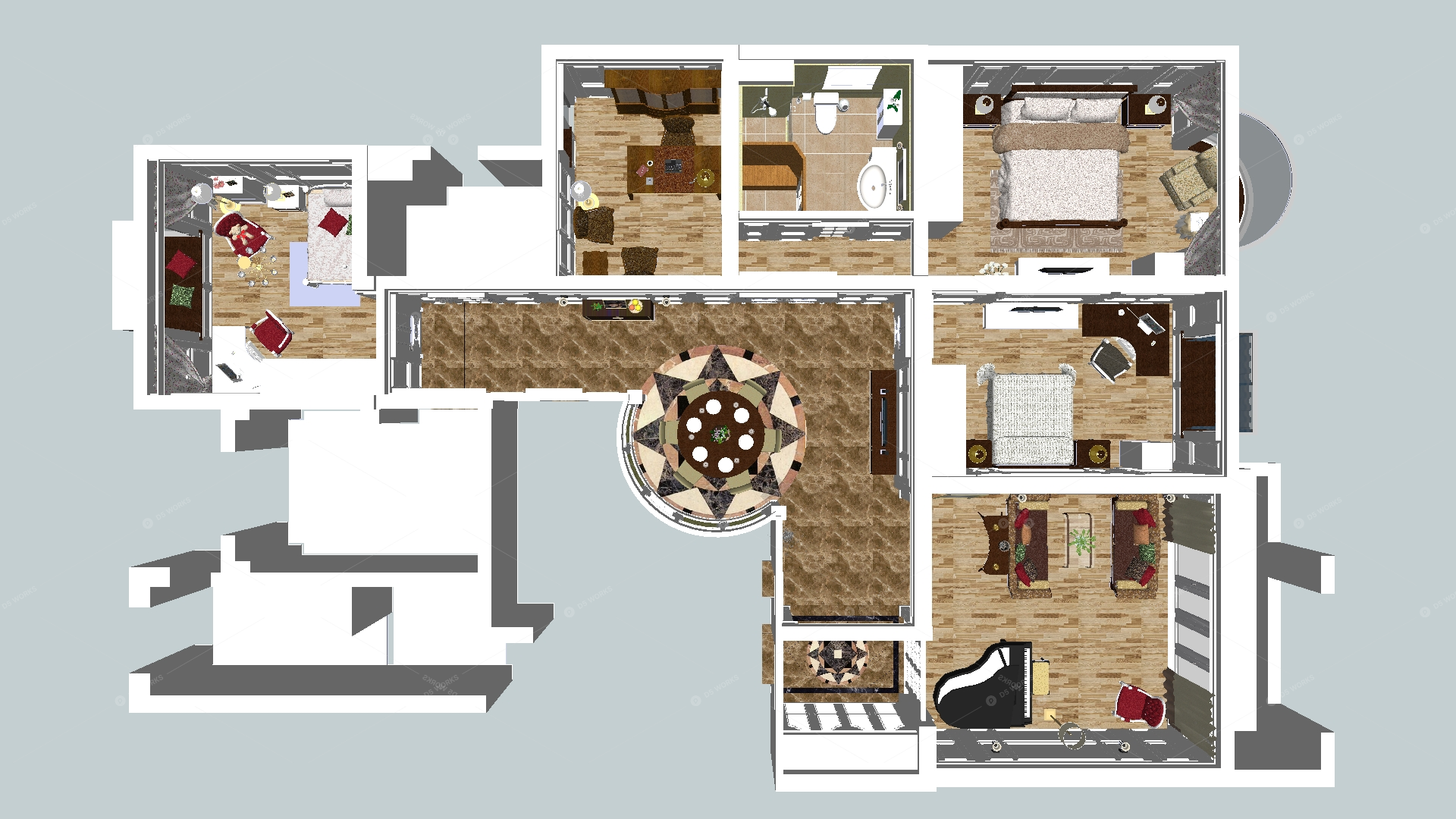 Bedrooms 3D Models 4