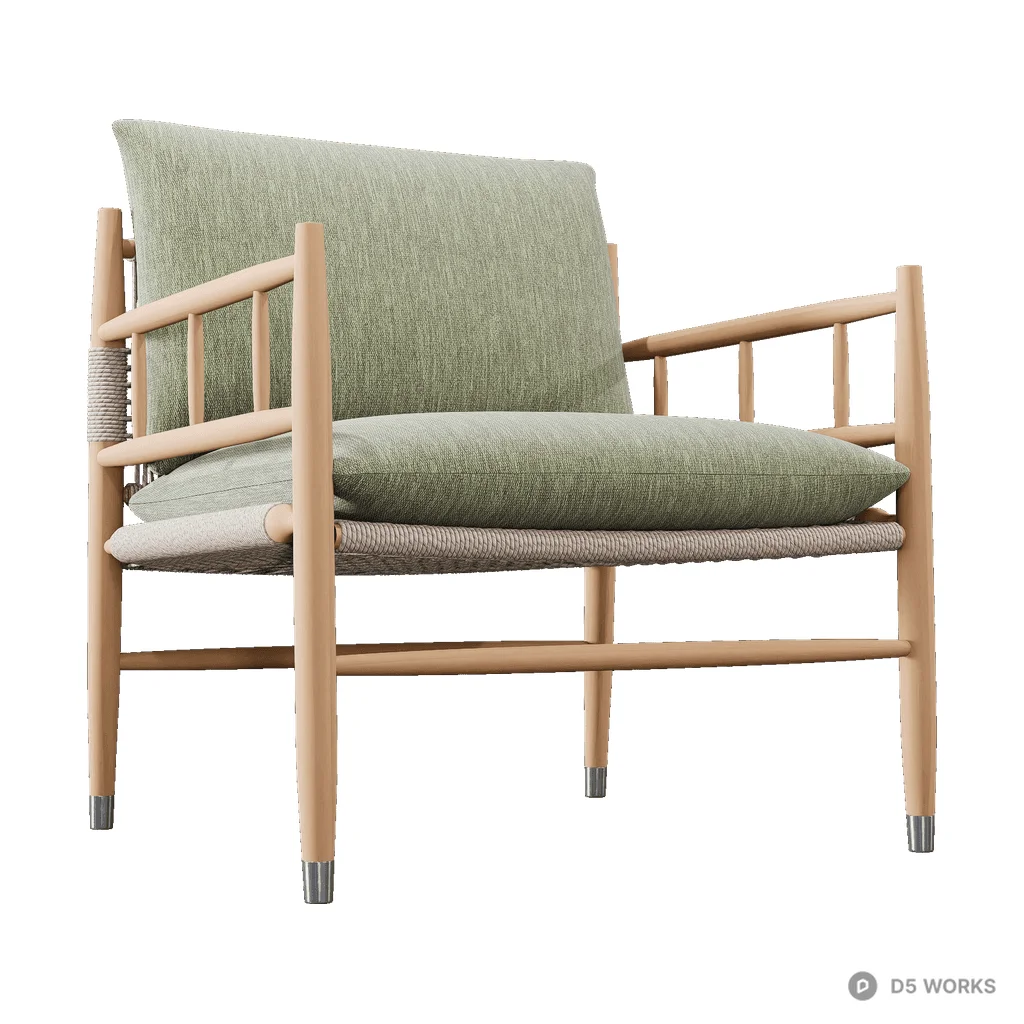 Lee Stand-alone Sofa 02 3d model - Image 1