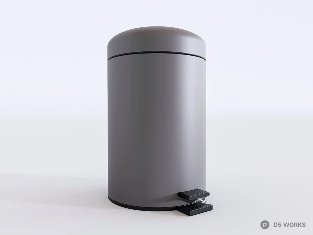 Modern Interior Waste Bin Collection 3d model thumbnail 5