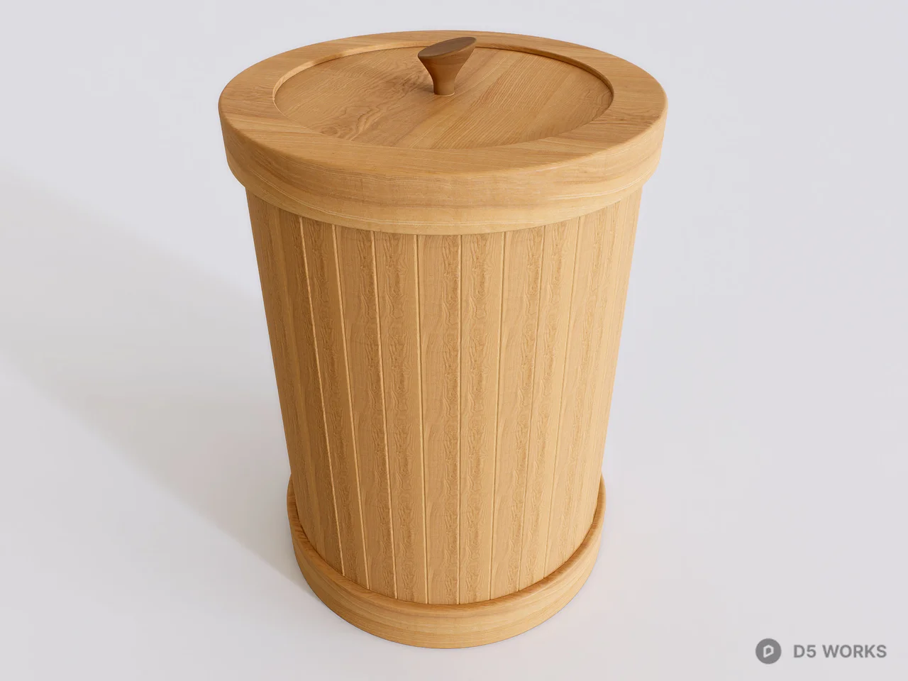 Modern Interior Waste Bin Collection 3d model thumbnail 4