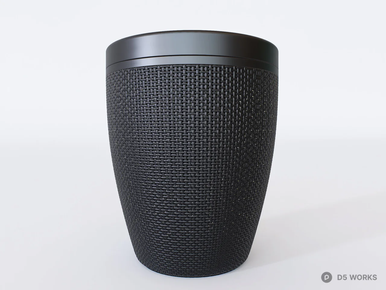 Modern Interior Waste Bin Collection 3d model thumbnail 3