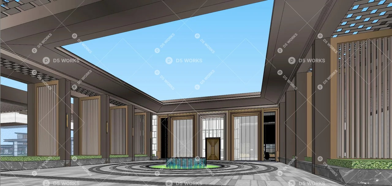 Sales Center 3d model thumbnail 12