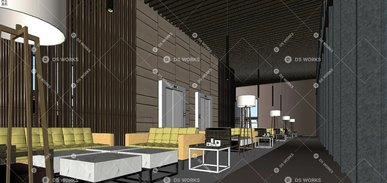 Sales Center 3d model thumbnail 16