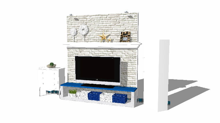 Mediterranean TV Cabinet