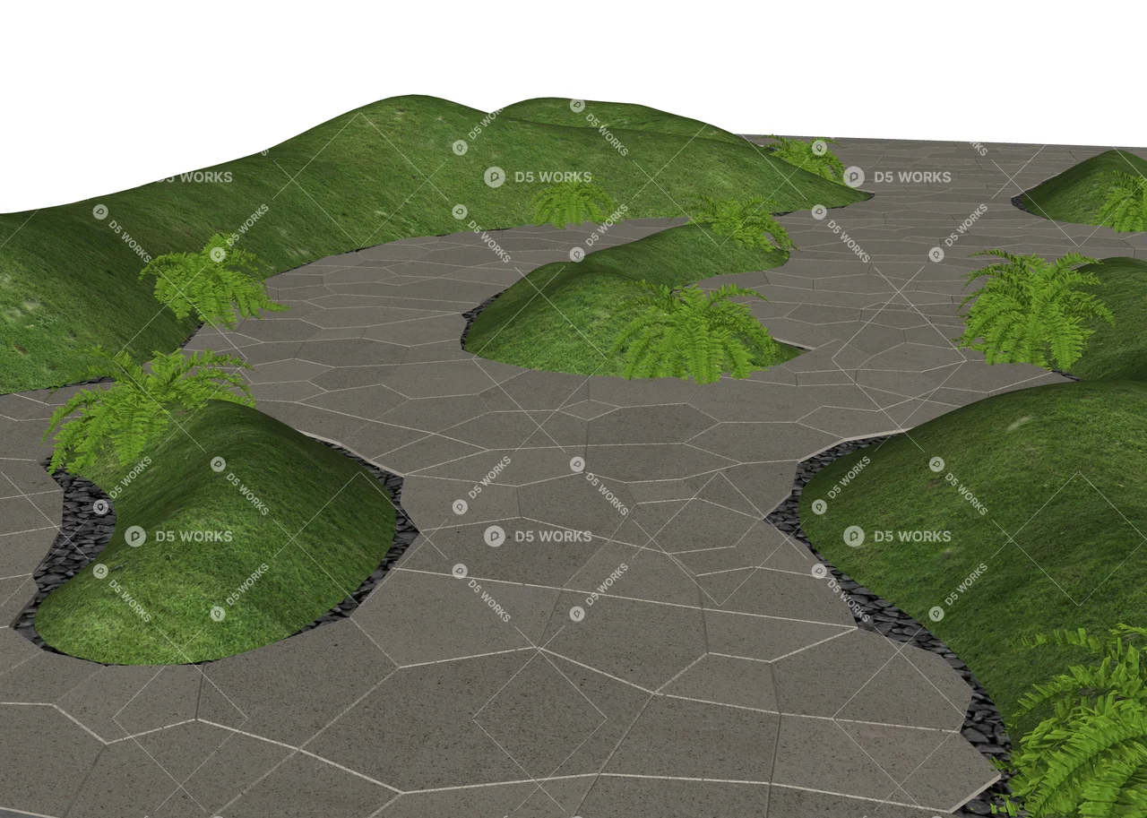 Paving 3d model thumbnail 3