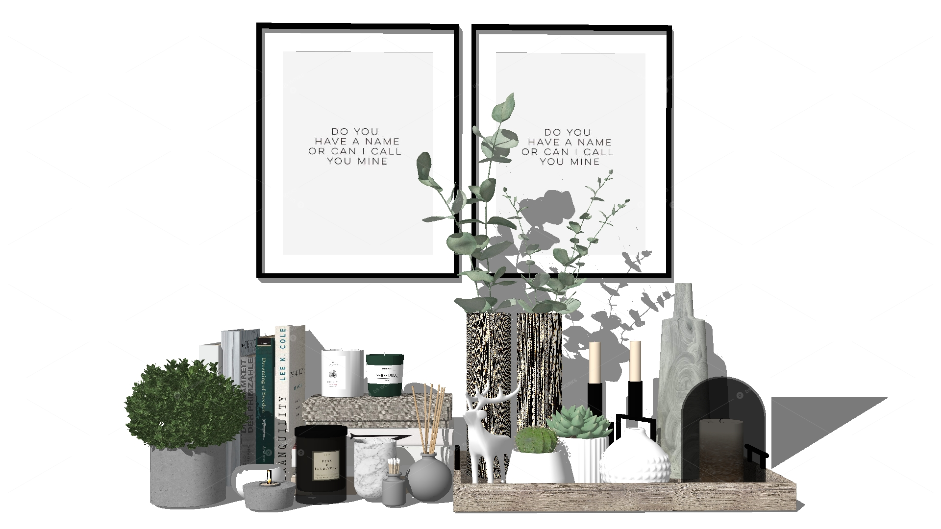 Decorative Sets 3D Models