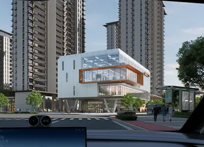 Modern Small Public Building