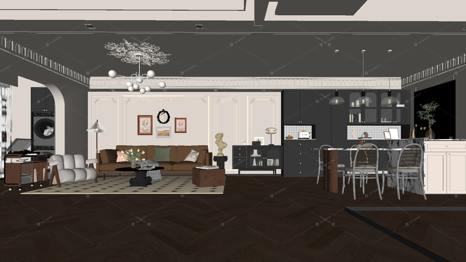 Living & Dining Rooms 3D Models