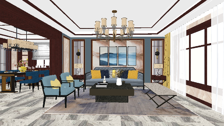 Chinese Home Living Room