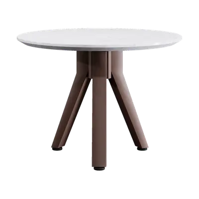Side Table D60 Aluminium Legs 3d model