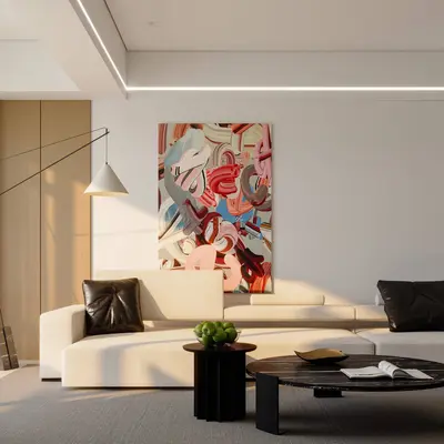 Modern Living & Dining Room