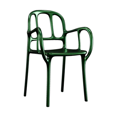 Fashion Dark Metal Lounge Chair