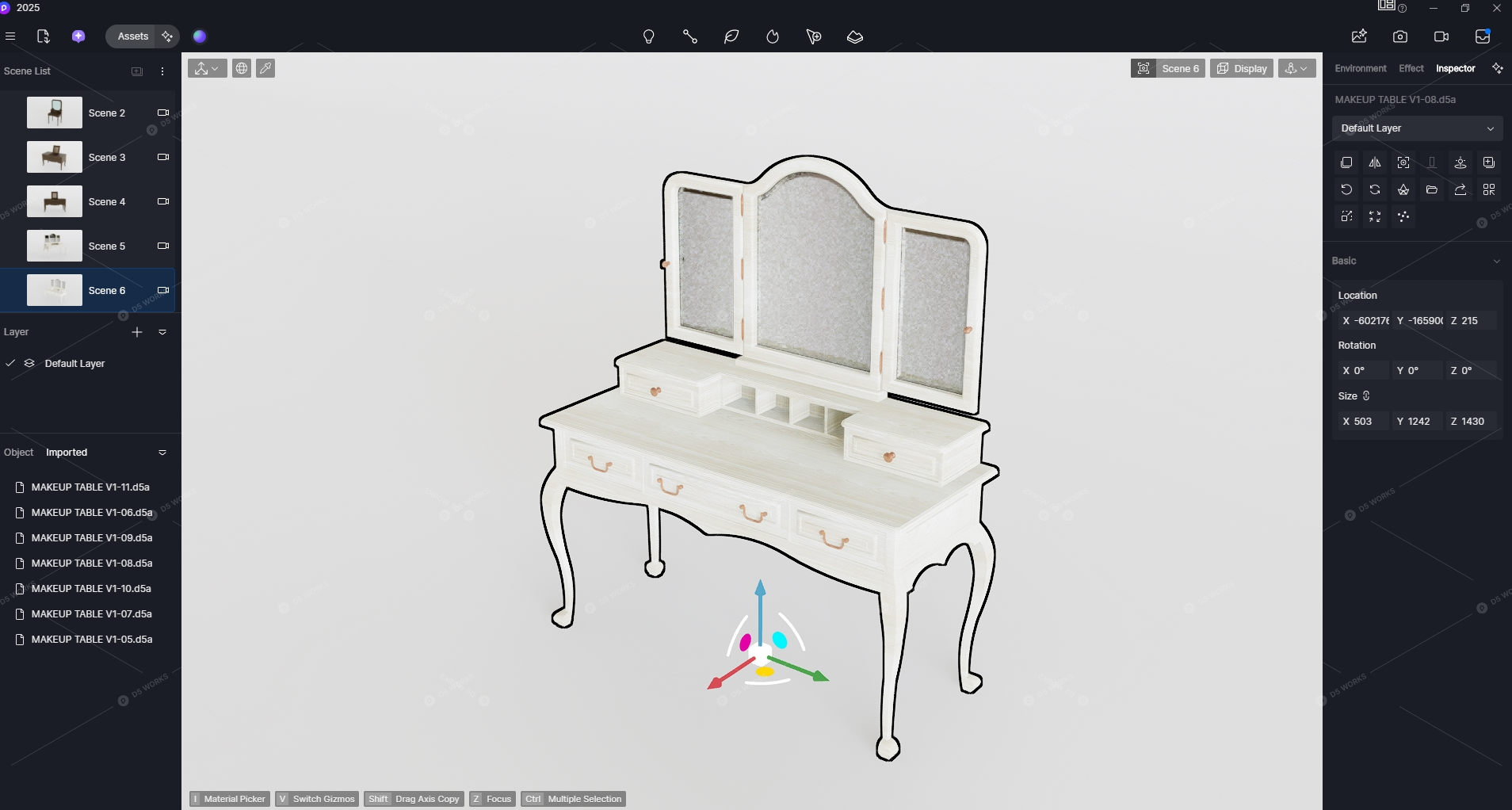 Tables/Side Tables 3D Models 3
